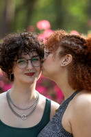 baduffy-260315-Tea & Taryn Engagement -5621-Best cheek kiss ever azalea garden